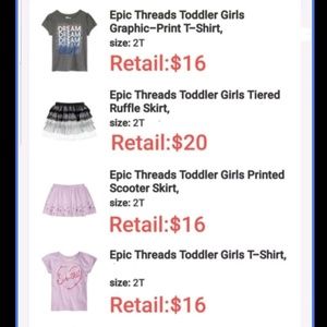 Epic threads Toddler girls lot Clothes